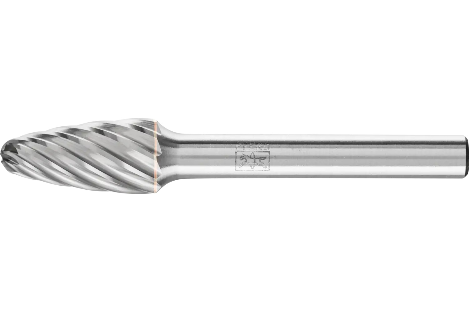 Picture of Pferd Carbide Bur SF-3 Tree Shape Inox Cut 3/8" x 3/4" x 1/4" Shank